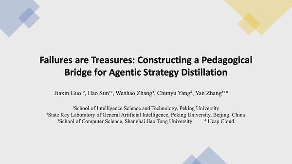 Failures are Treasures: Constructing a Pedagogical Bridge for Agentic Strategy Distillation