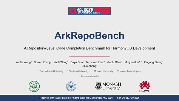 ArkRepoBench: A Repository-Level Code Completion Benchmark for HarmonyOS Development