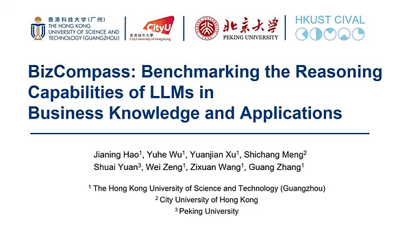 BizCompass: Benchmarking the Reasoning Capabilities of LLMs in Business Knowledge and Applications
