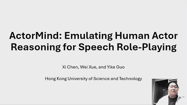 ActorMind: Emulating Human Actor Reasoning for Speech Role-Playing