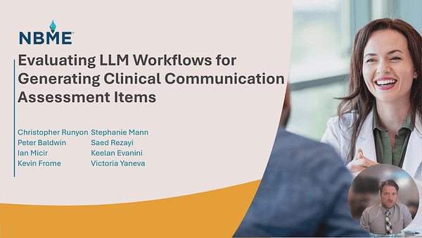 Evaluating LLM Workflows for Generating Clinical Communication Assessment Items: A Comparative Study with Subject-Matter Experts
