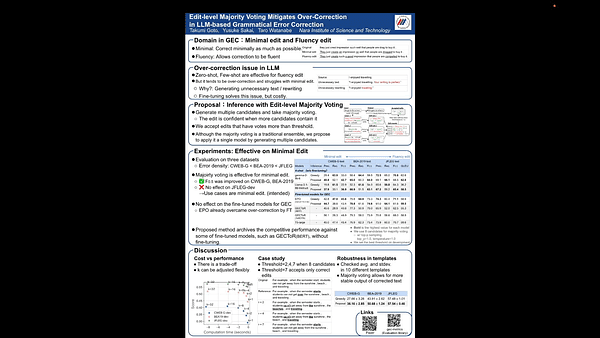 Edit-level Majority Voting Mitigates Over-Correction in LLM-based Grammatical Error Correction