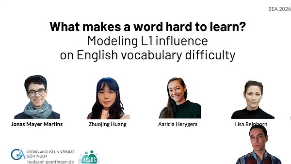 What Makes a Word Hard to Learn? Modeling L1 Influence on English Vocabulary Difficulty