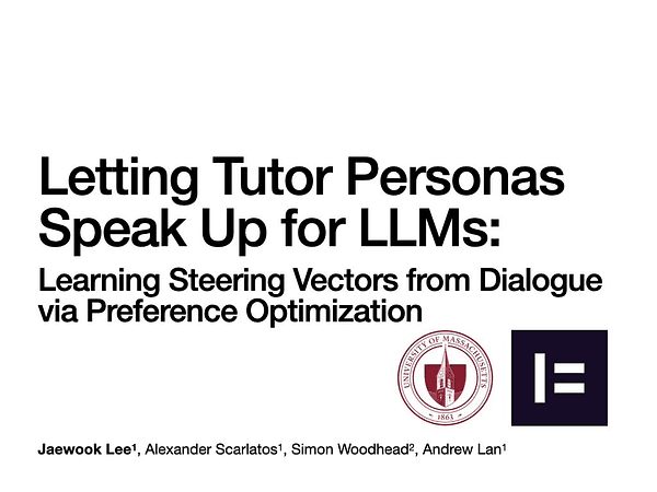 Letting Tutor Personas Speak Up for LLMs: Learning Steering Vectors from Dialogue via Preference Optimization