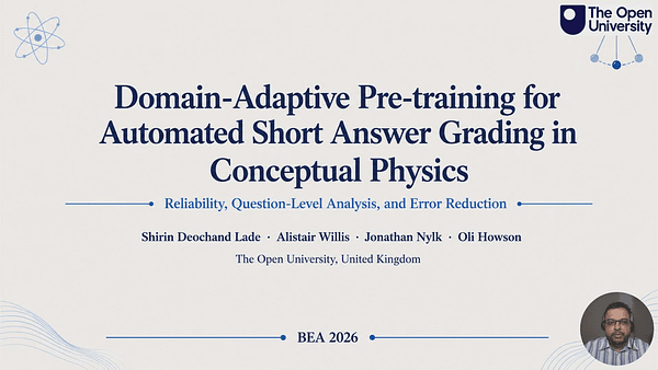 Domain-Adaptive Pre-training for Automated Short Answer Grading in Conceptual Physics: Reliability, Question-Level Analysis, and Error Reduction