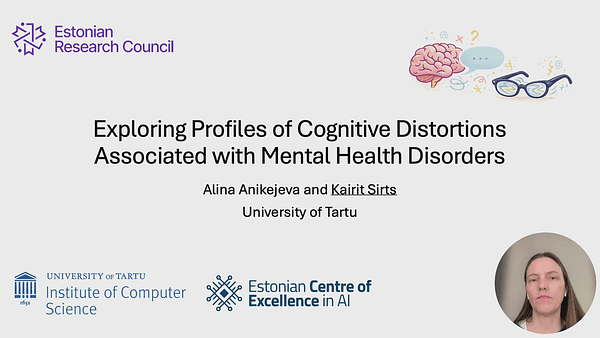 Exploring Profiles of Cognitive Distortions Associated with Mental Health Disorders