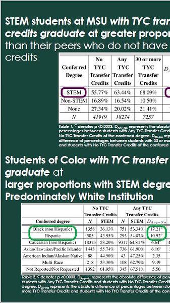 An Investigation of Degree Pathways for Students of Color with Transfer Credits