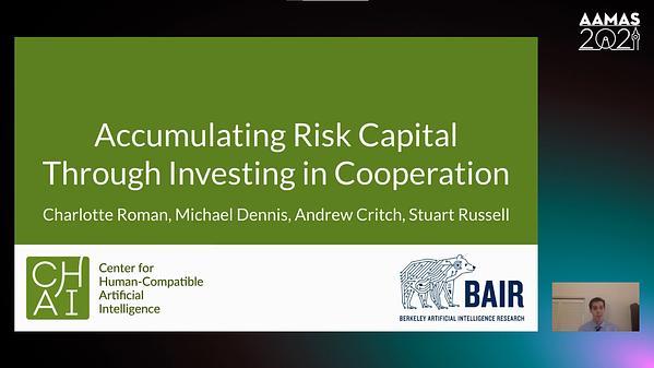 Accumulating Risk Capital Through Investing in Cooperation