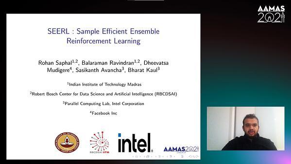 SEERL: Sample Efficient Ensemble Reinforcement Learning