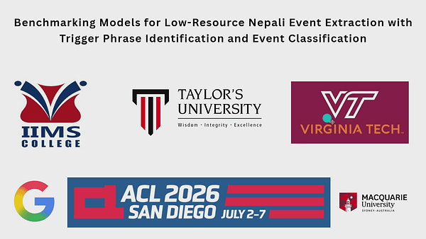 Benchmarking Models for Low-Resource Nepali Event Extraction with Trigger Phrase Identification and Event Classification