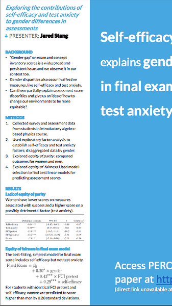 Exploring the contributions of self-efficacy and test anxiety to gender differences in assessments