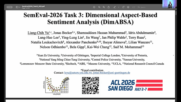 SemEval-2026 Task 3: Dimensional Aspect-Based Sentiment Analysis (DimABSA)
