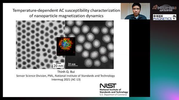 Magnetic nanoparticle for thermal and magnetic particle imaging
