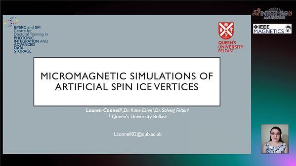 Micromagnetic simulations of artificial spin ice lattices and vertices