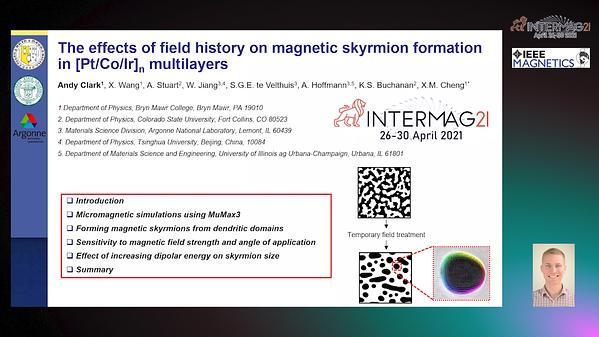  The effects of field history on magnetic skyrmion formation in [Pt/Co/Ir]n multilayers.