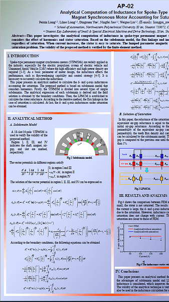  Analytical Computation of Inductance for Spoke-Type Permanent Magnet Synchronous Motor Accounting for Saturation