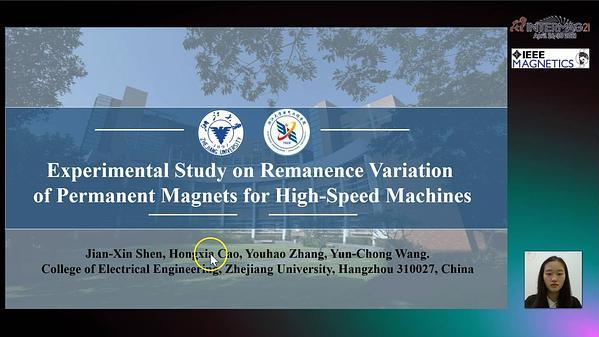  Experimental Study on Remanence Variation of Permanent Magnets for High-Speed Machines