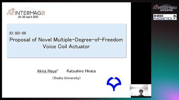  Proposal of Novel Multiple-Degree-of-Freedom Voice Coil Actuator