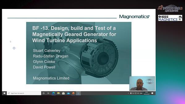  Design, Build and Test of a Magnetically Geared Generator for Wind Turbine Applications INVITED