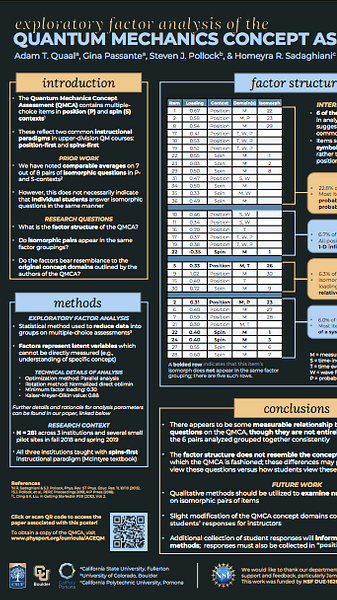 Exploratory factor analysis of the Quantum Mechanics Concept Assessment