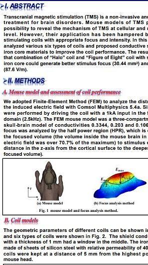  Design of Transcranial Magnetic Stimulation Coils for Mouse with Improved Stimulus Focus and Intensity