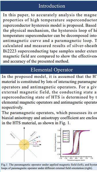  Magnetic Characteristic Analysis of High Temperature Superconductors by the Elemental Operator Model