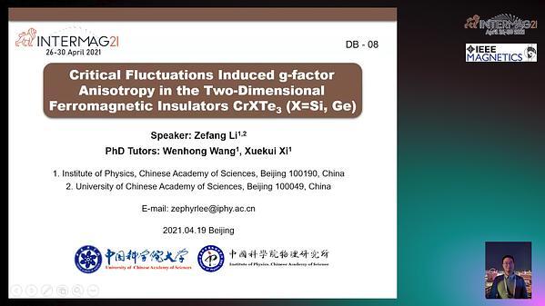  Critical Fluctuations Induced g-factor Anisotropy in the Two-Dimensional Ferromagnetic Insulators CrXTe3 (X=Si, Ge)