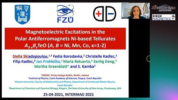  Magnetoelectric Excitations in the Polar Antiferromagnets Ni-based Tellurates A3-xBxTeO6 (A, B = Ni, Mn, Co, x=1-2)