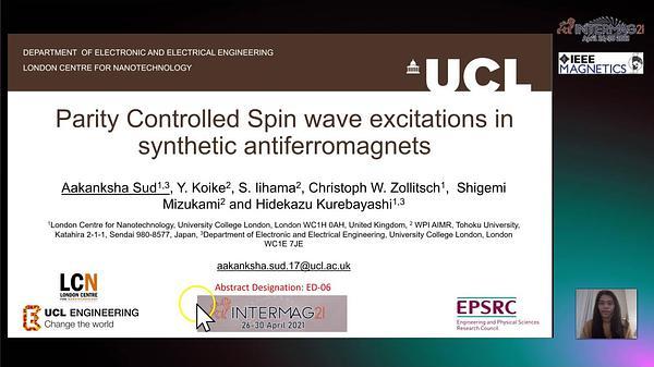  Parity-controlled spin-wave excitations in synthetic antiferromagnets