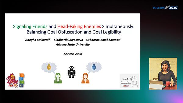 Signaling Friends and Head-Faking Enemies Simultaneously: Balancing Goal Obfuscation and Goal Legibility