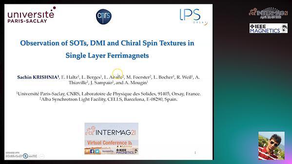  Direct Observation of Spin-Orbit Torques, Dzyaloshinskii-Moriya Interaction and Chiral Spin Textures in Single Layer Ferrimagnets