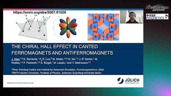  The chiral Hall effect in canted ferromagnets and antiferromagnets