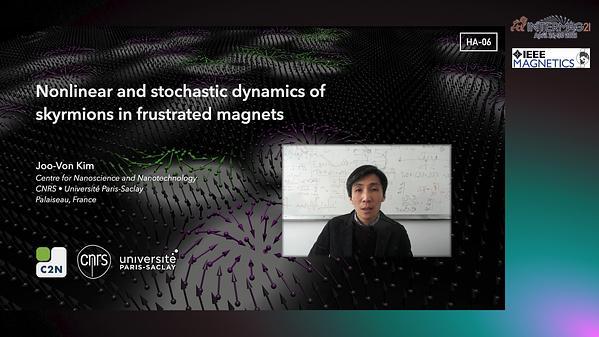  Nonlinear and stochastic dynamics of skyrmions in frustrated magnets