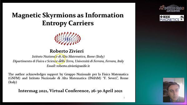  Magnetic Skyrmions as Information Entropy Carriers