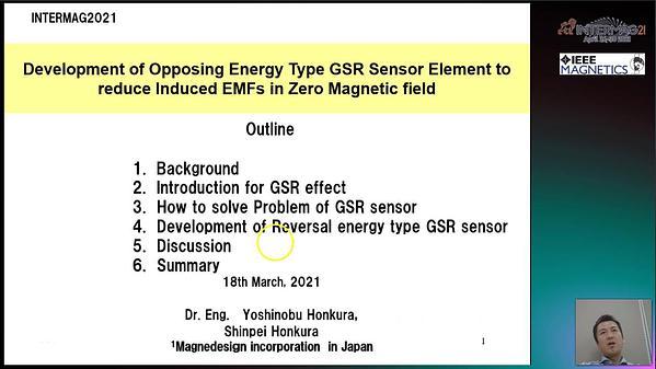  Development of Opposing Current Type GSR Sensor Element to Reduce Induced EMFs in Zero Magnetic Field