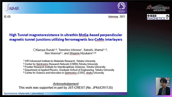  High Tunnel magnetoresistance in ultrathin MnGa-based perpendicular magnetic tunnel junctions utilizing ferromagnetic bcc-CoMn interlayers