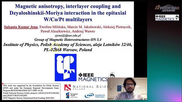  Magnetic anisotropy, interlayer coupling and Dzyaloshinskii-Moriya interaction in epitaxial W/Co/Pt multilayers