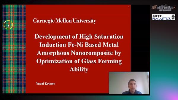  Development of High Saturation Induction Fe-Ni Based Metal Amorphous Nanocomposite by Optimization of Glass Forming Ability