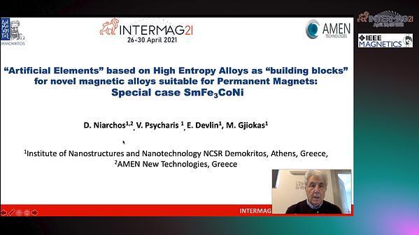  “Αrtificial Elements” Based on High Entropy Alloys as “Building Blocks” for Novel Magnetic Alloys Suitable for Permanent Magnets: Special Case SmFe3CoNi