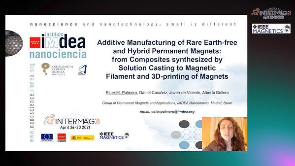  Additive Manufacturing of Rare Earth-free and Hybrid Permanent Magnets: from Composites synthesized by Solution Casting to Magnetic Filament and 3D-printing of Magnets