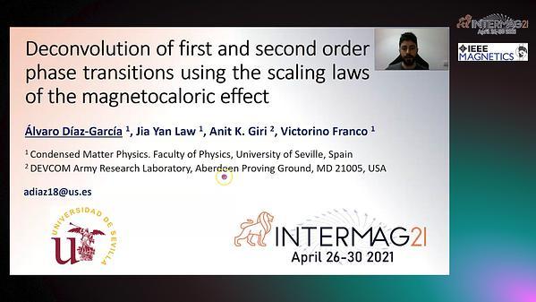  Deconvolution of First and Second Order Phase Transitions using the Scaling Laws of the Magnetocaloric Effect