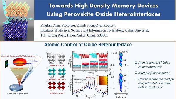 Towards High Density Memory Devices Using Perovskite Oxide Heterointerfaces