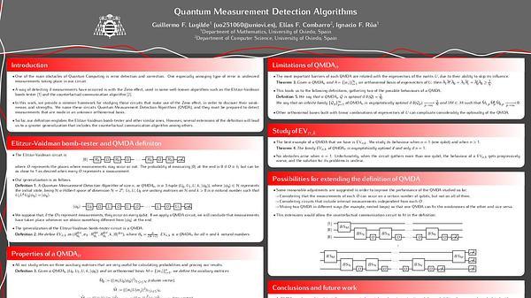 Quantum Measurement Detection Algorithms