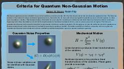 Criteria for Quantum Non-Gaussian Motion