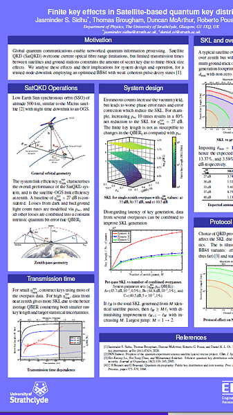 Finite Key Effects in Satellite-based Quantum Key Distribution