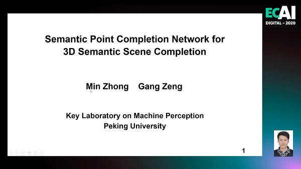 Semantic Point Completion Network for 3D Semantic Scene Completion