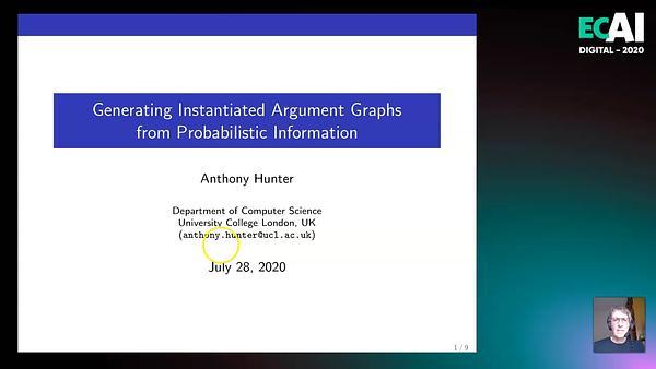 Generating Instantiated Argument Graphs from Probabilistic Information