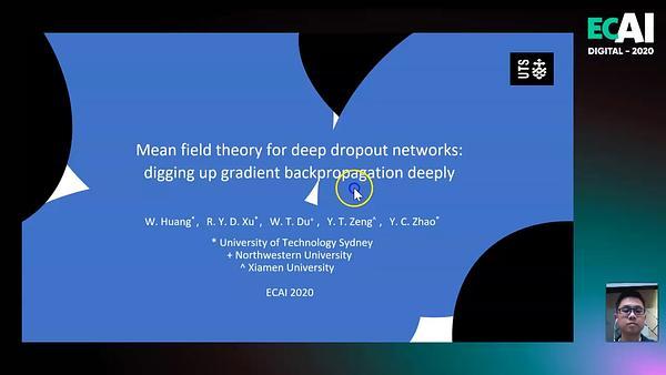 Mean field theory for deep dropout networks