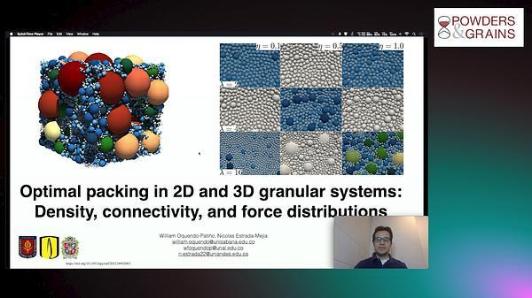 Optimal packing in 2D and 3D granular systems: density, connectivity, and force distributions