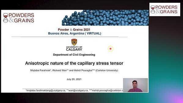 Anisotropic nature of the capillary stress tensor